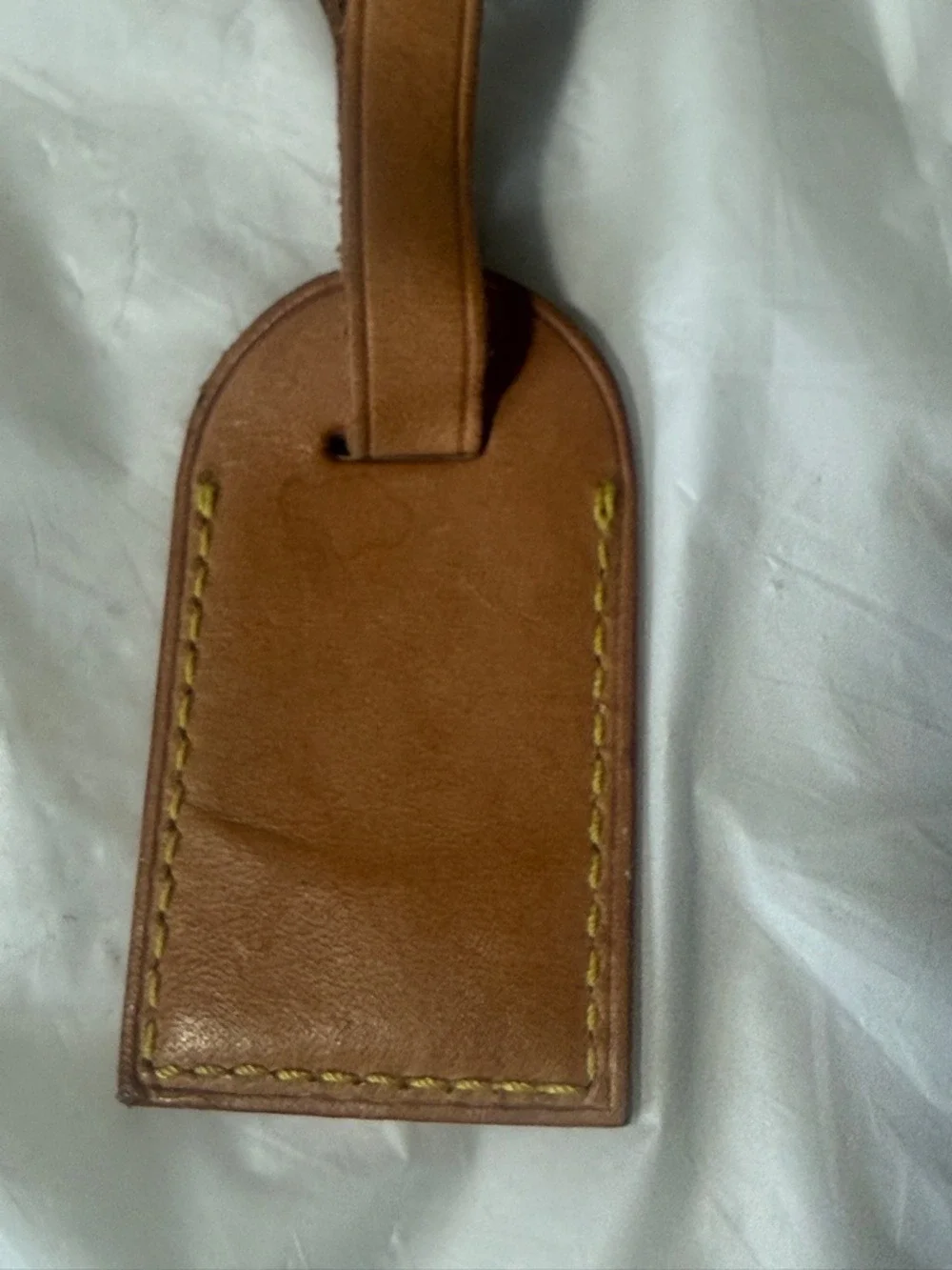 Louis Vuitton Vachetta Tan Leather Luggage Tag